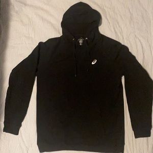 ASICS Black Fleece Hoodie Size: M